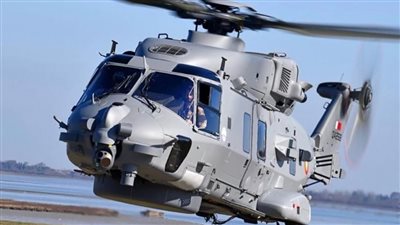 سقوط طائرة مروحية 