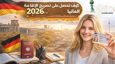 خطوات استخراج تصريح الإقامة في ألمانيا 2026  