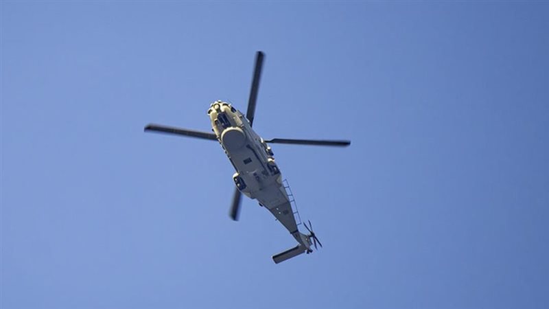 سقوط مروحية عسكرية