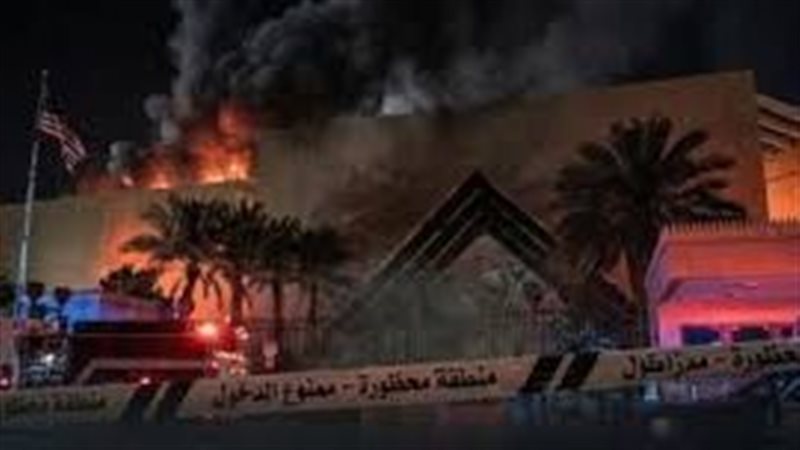  حريق السفارة الأمريكية