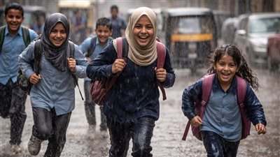 تعطيل الدراسة اليوم في القاهرة والجيزة بسبب الطقس السيئ 