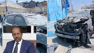 صورة ارشيفية .. محاولة إغتيال الرئيس الصومالي  