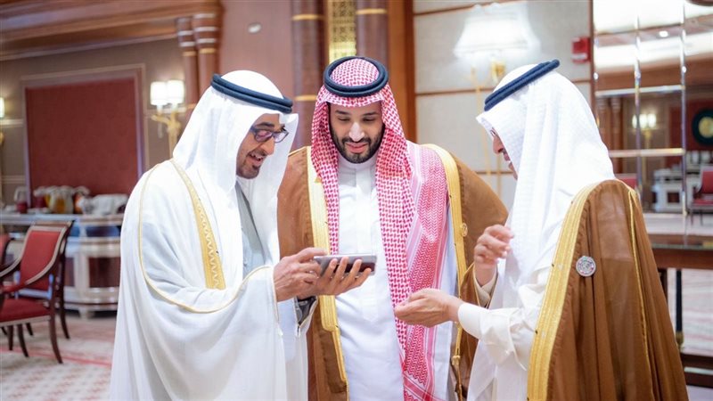 محمد بن زايد وتميم