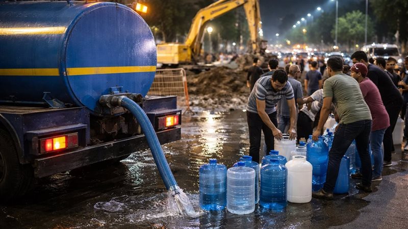 قطع المياه في الجيزة