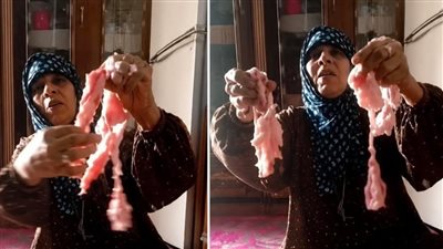 فيديو سيدة من القليوبية يعيد الجدل حول لحوم الأضاحي 