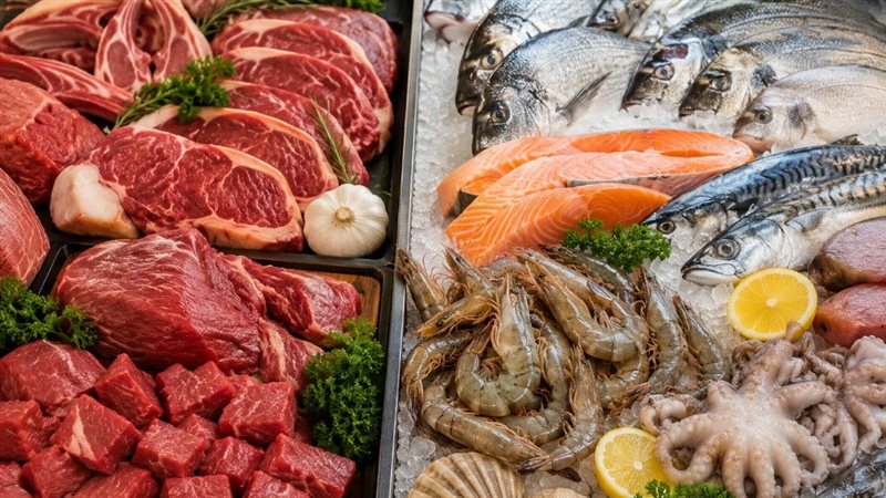 أسعار اللحوم والأسماك