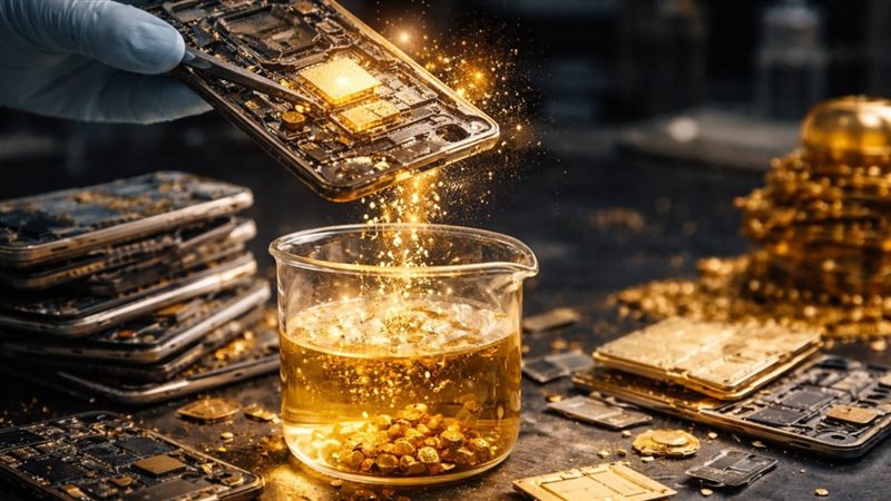 استخراج الذهب من