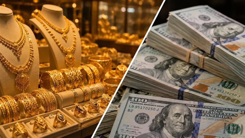  سعر الدولار والذهب