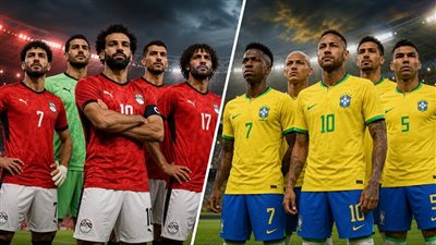 محمد صلاح احتياطيًا في تشكيل منتخب مصر أمام البرازيل وديًا قبل كأس العالم