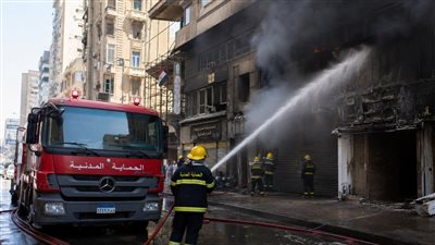 حريق الطريق الدائري يندلع في عدد من المباني 