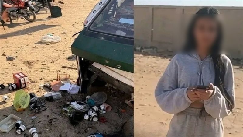 حبس فتاة حادث حدائق