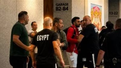 إبراهيم حسن يتدخل للدفاع عن مشجع مصري في فندق المنتخب قبل مواجهة أستراليا