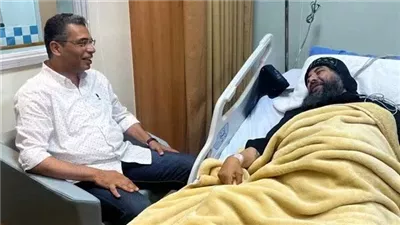 محافظ البحر الأحمر يزور الأنبا إيلاريون 