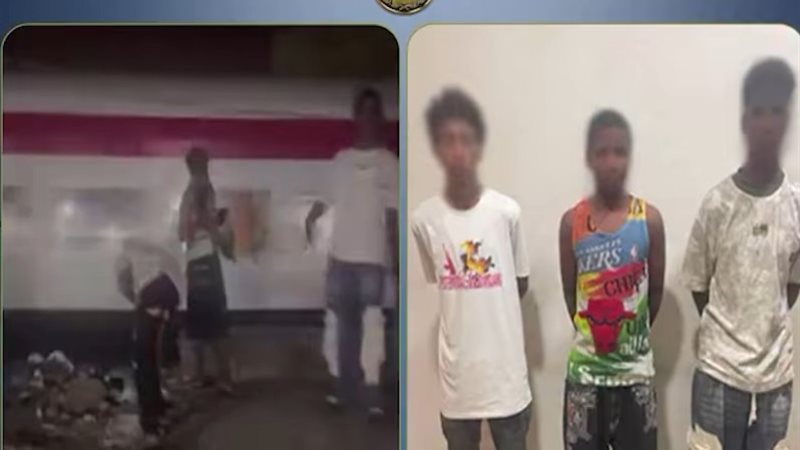 فيديو يكشف إلقاء