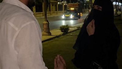 فيديو متداول لسيدة منتقبة في خلاف أسري 