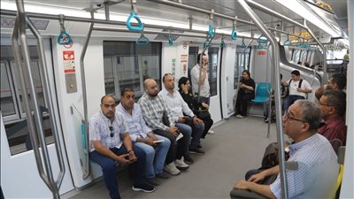 غلق مطالع محور 26 يوليو من ميدان لبنان بسبب المونوريل 