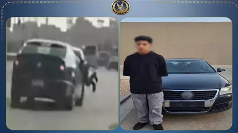 ضبظ طالب فر بسيارة