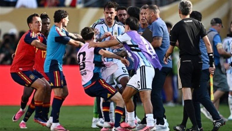 مشاجرة نهائي كأس