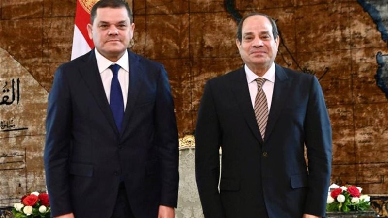 السيسي والدبيبة يبحثان
