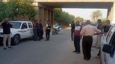 تسريب وانفجار جزئي بخط غاز أسفل ترعة الإسماعيلية 