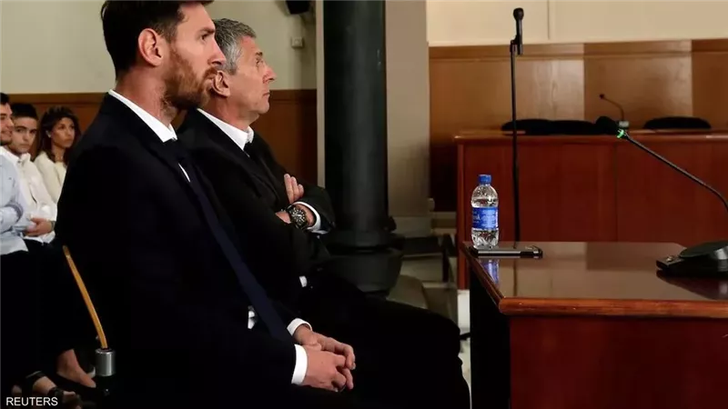 ميسي يشيع والده خورخي