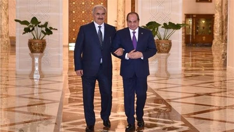 لقاء السيسي وحفتر