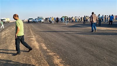 حادث الطفل شنودة بمحور الضبعة ينتهي بوفاته مع والده  