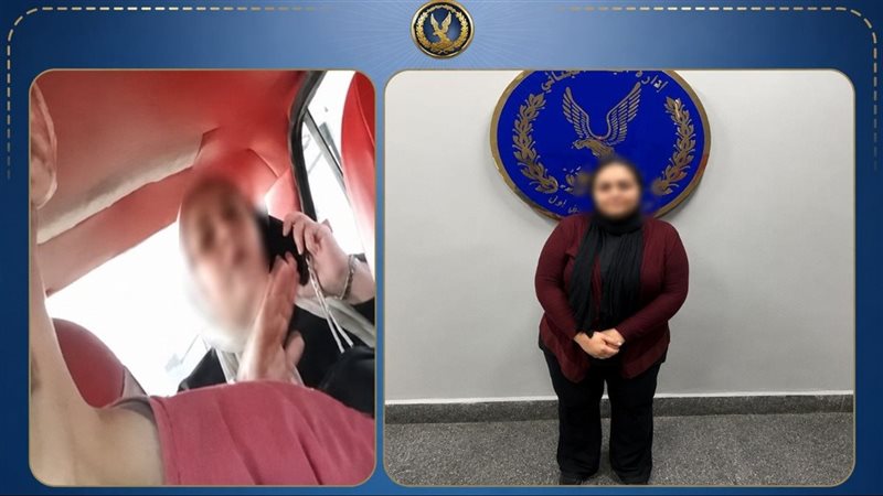الأمن يضبط سيدة تعدت