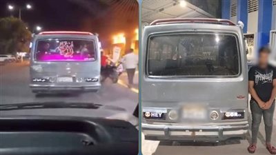 القبض على سائق ميكروباص بإمبابة 