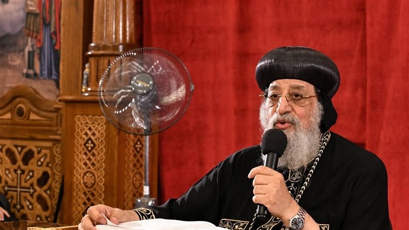 البابا تواضروس خلال