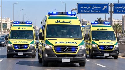 إصابة 17 طالبًا في حادث انقلاب ميكروباص مدرسة  