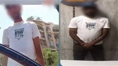 ضبط سايس تعدى على مالك سيارة أمام مول بالجيزة  