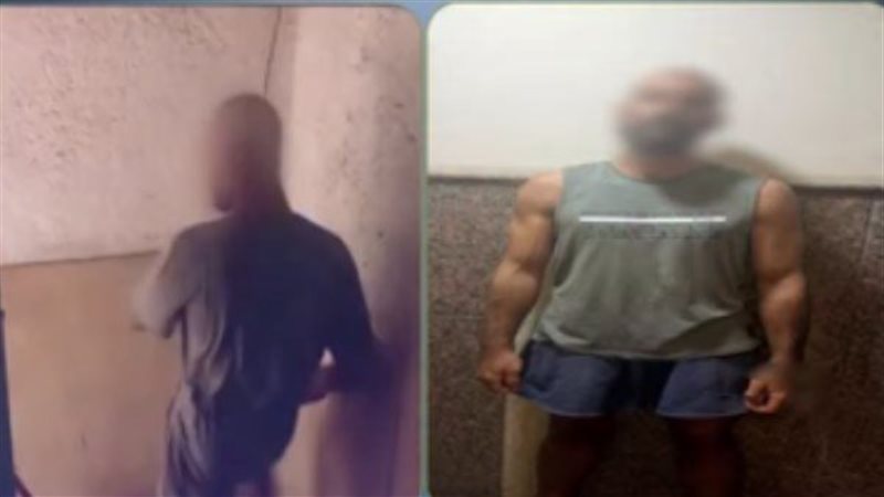 ضبط شخص حطم مصعد