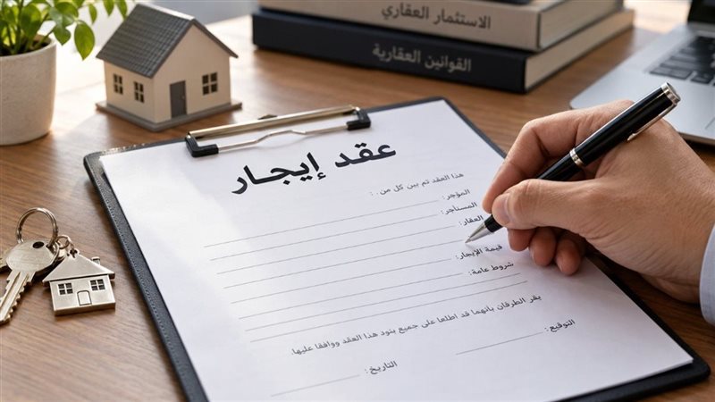 كتابة عقد الإيجار