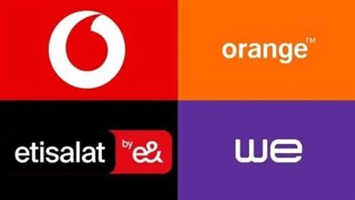أسعار باقات فودافون وأورنج وWE وإي آند وسعات الإنترنت وكروت الشحن