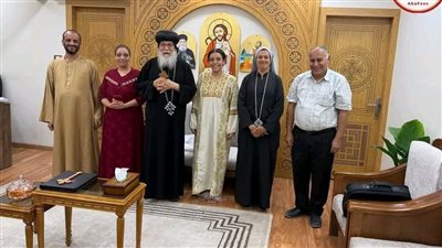 بعد عودتها سالمة.. الأنبا مكاريوس يستقبل جيهان عادل ومطرانية المنيا تشكر الأمن