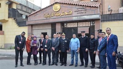 حريق قسم شرطة الأزبكية 