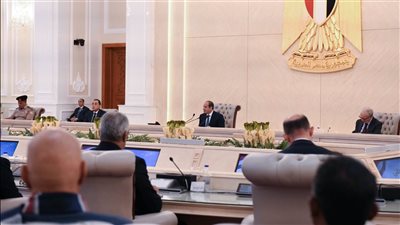 توجيهات السيسي اليوم 