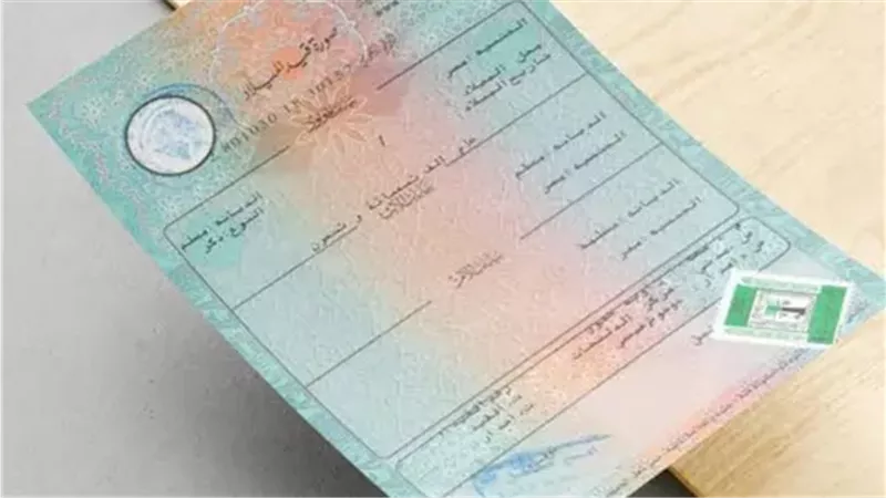 صورة قيد الميلاد