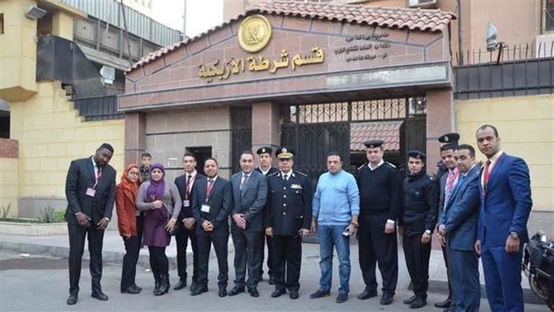 حريق قسم شرطة الأزبكية
