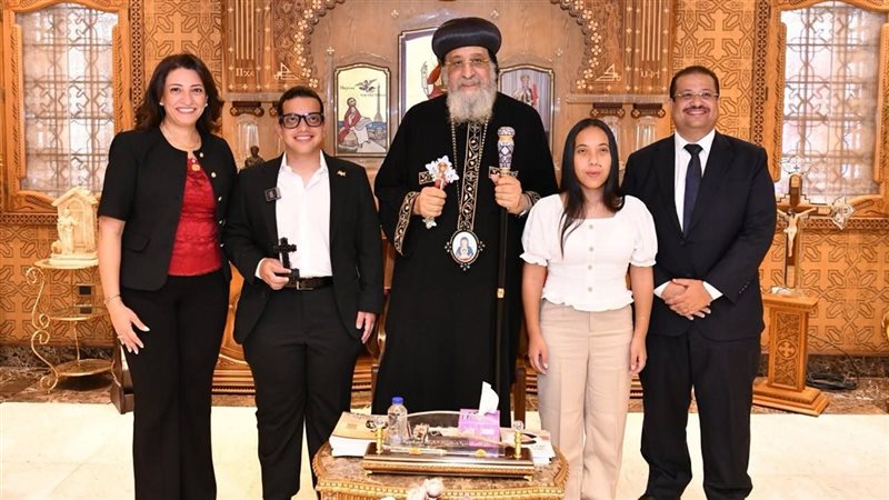 البابا تواضروس يستقبل