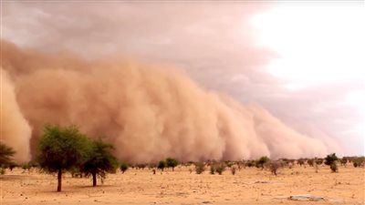 محدش يخرج العاصفة بدأت الآن الأرصاد تحذر أمطار رعدية وعاصفة رملية