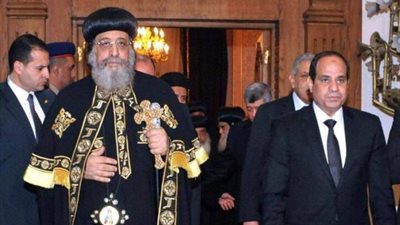 الكنيسه تعلن تفاصيل اتصال الرئيس السيسي بقداسة البابا تواضروس منذ قليل