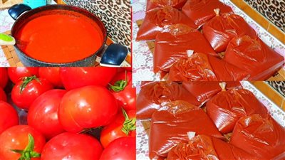 مجنونة يا طماطم الحقي خزينتها وهي رخيصة الطريقة الصحيحة لتخزين الطماطم