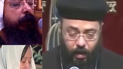 بالفيديو.. كلمة وبكاء شديد ابونا دوماديوس فى حفل تابين ابية وبحضور اخية الانبا زوسيما وهو بيتكلم عن ابونا صرابامون الانسان وحياتهم الاسرية