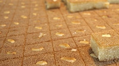 طريقة عمل بسبوسة صيامي..انا جربتها لذيذة جداااااااااا