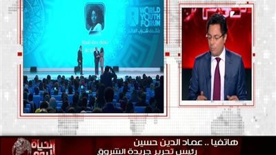 بالفيديو | صحفي يرد علي من طالب بتاجيل منتدي شباب العالم بسبب احداث دير الانبا صموئيل