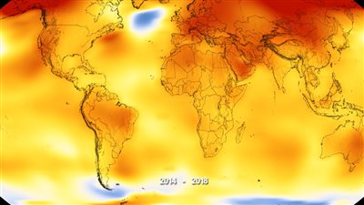 العالم يشهد أعلى أرتفاع فى درجات الحرارة فى تاريخ البشرية