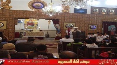 بالصور نيافة الأنبا أغاثون وزيارة رعوية لقريه بني واللمس