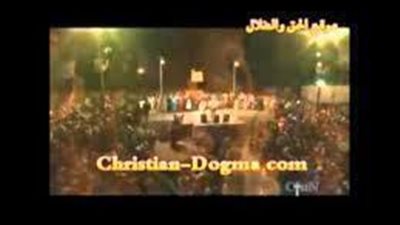 بالفيديو ..الملايين في اقل من دقيقتين يأتون إلى السيد المسيح